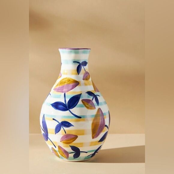 NEW Anthropologie Copen Vase SIZE: LARGE - Picture 1 of 3